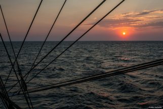 Race 1 of the SCF Black Sea Tall Ships Regatta 2016. Image by Valery Vasilevsky