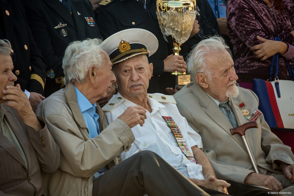 Veterans at the Prize Giving Ceremony