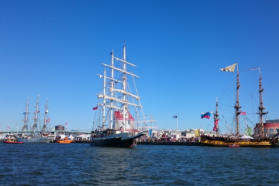 Lord Nelson in the Parade of Sail, Gothenburg.