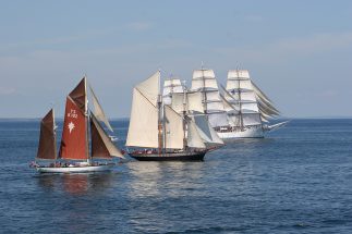 Tall Ships at Sea