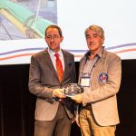 2017 Young Sail Trainer of the Year (volunteer, under 25) - Lennart Koch (22) (Germany) collected by Joerg Schinzer.
